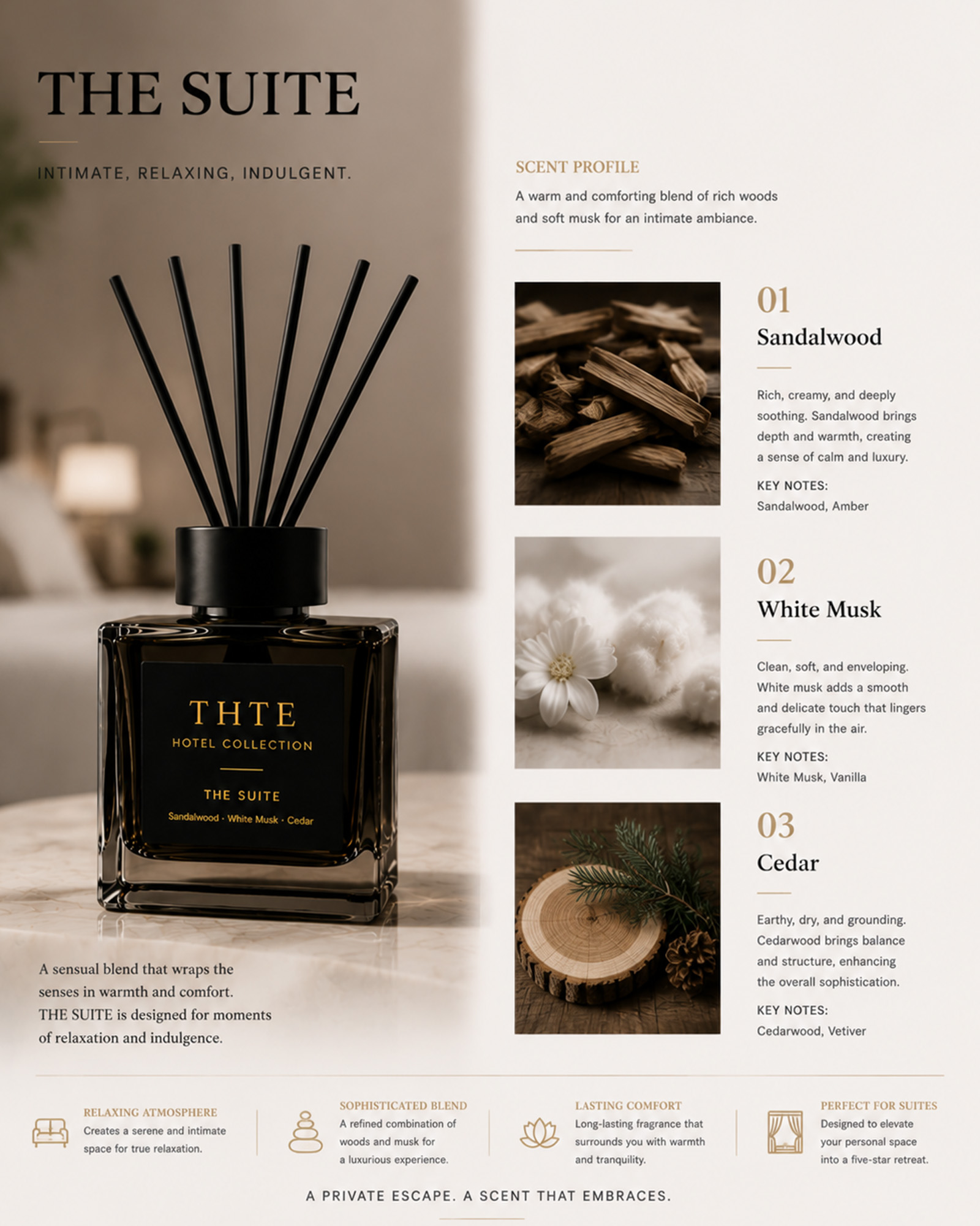 The Suite scent profile